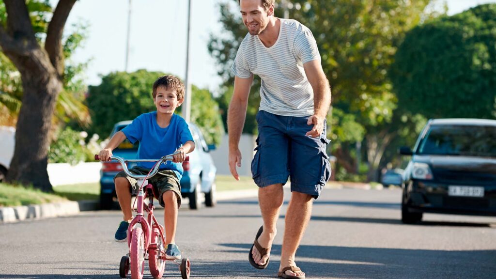 Uoverensstemmelse Fare Udholdenhed Skubbestang til cykel - Lær dit barn at cykle på en nem måde